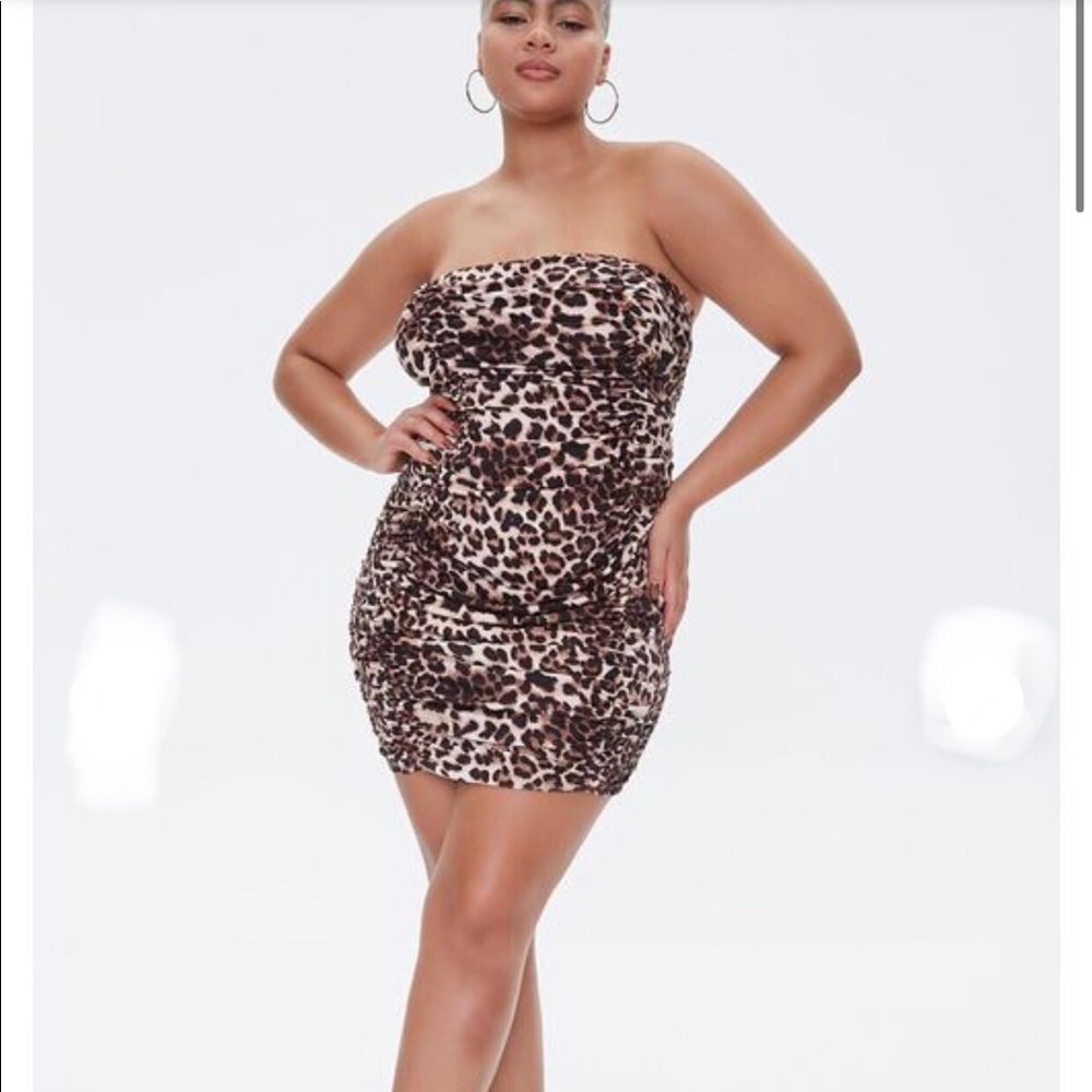 NWOT-PLUS LEOPARD DRESS
